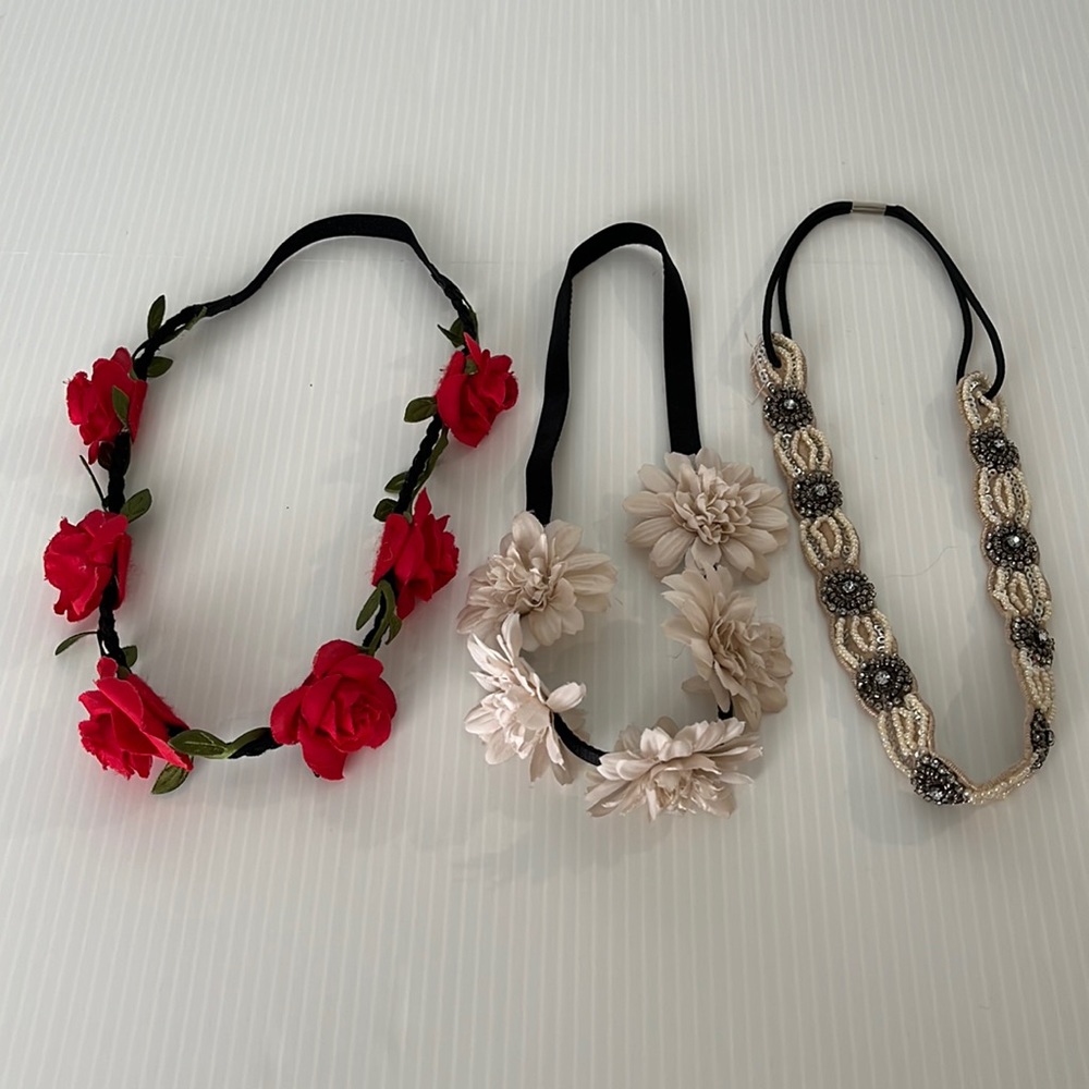 Assorted Headpieces 21”